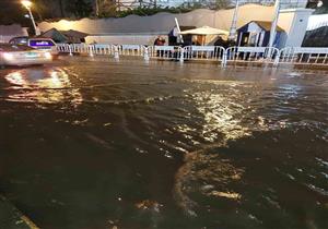 نوة "رأس السنة" تضرب وسط الإسكندرية بأمطار متوسطة (صور)