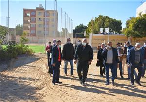 تطوير المناطق العشوائية في الخارجة بالوادي الجديد (صور)