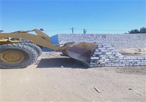 صور.. إزالة 38 حالة ضمن التعديات على الأراضي الزراعية جنوبي الأقصر