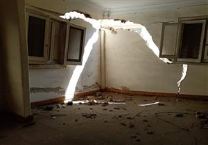 بسبب الأمطار.. انهيار جزئي بعقارين في الإسكندرية (صور)