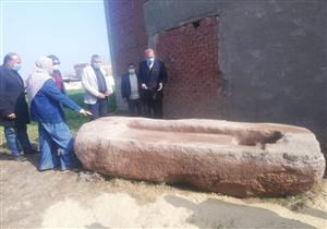 يعود لعصر رمسيس الثاني.. العثور على حجر أثري في القناطر الخيرية