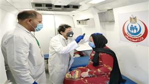 صحة المنيا: 1900 مواطن استفادوا من قافلة طبية في "كوم اللوفي" - صور