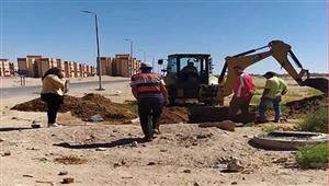 صور.. حملات لصيانة خطوط المياه والصرف الصحي في طور سيناء