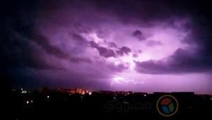 برق وأمطار على الإسكندرية في أول موجات الخريف (صور) 