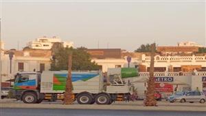 قبل قمة المناخ.. سيارات الحلول المتكاملة لتدوير النفايات في شرم الشيخ - صور