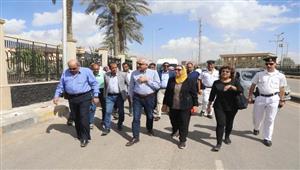 محافظ الجيزة يتفقد أعمال تطوير طريق سقارة السياحي بطول ١،٥ كم 