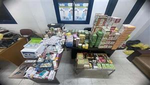 بالصور- ضبط مركز طبي مخالف يديره منتحل صفة طبيب بالفيوم