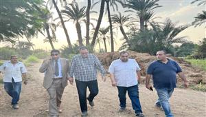 مستشار وزير الزراعة ورئيس قطاع الإنتاج يتفقدان مزرعة جزيرة الشعير بالقناطر الخيرية