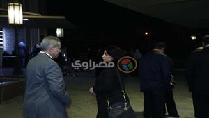 بملابس الحداد.. كيف ظهرت حياة الدرديري في عزاء خال توفيق عكاشة؟ صور