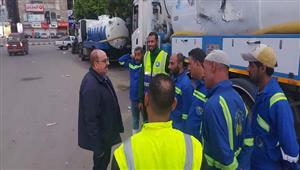 بعد تحذيرات هيئة الأرصاد.. انتشار سيارات الصرف في شوارع الإسكندرية - صور