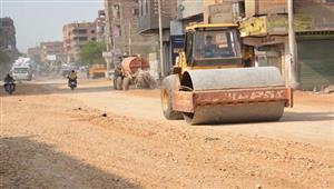 بالصور- محافظ القليوبية يتفقد أعمال تغطية محور الباسوسية بالقناطر