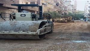 محافظ الجيزة يتابع جهود تطوير ورصف 5 شوارع بأحياء جنوب وشمال 