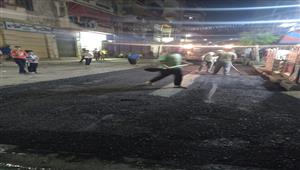  صور.. إنجاز 60% من أعمال تطوير شوارع حي الجمرك في الإسكندرية