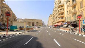 إعادة تأهيل الشوارع المحيطة بمحطة مترو صفاء حجازي - صور 