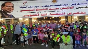 بالصور- 3 أحزاب تحتفل بالذكرى 49 لانتصارات أكتوبر في أسوان 