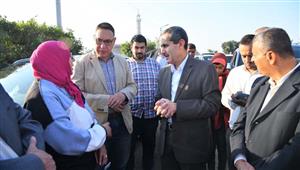 محافظ الغربية يتابع أعمال تطوير طريق "طنطا - بسيون" بتكلفة 100 مليون جنيه