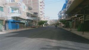 بتكلفة 15 مليون جنيه.. إنجاز 80% من رصف 29 شارعًا وسط الإسكندرية- صور  