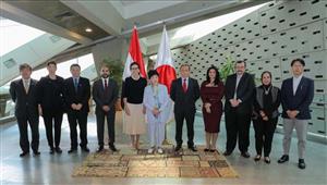 بالصور- مكتبة الإسكندرية تستقبل محافظ طوكيو على رأس وفد ياباني رفيع المستوى 