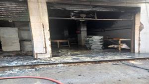 صور.. حريق مصنع حلوى في بنها.. ومصدر إصابة 3 أشخاص