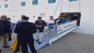 صور.. ميناء بورسعيد السياحي يستقبل "سفينة الأحلام"