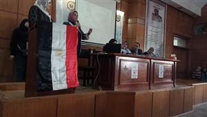 صور.. "مناهضة العنف ضد المرأة" ندوة في تربية دمنهور 