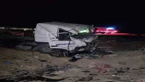 14 ضحية.. ننشر صور حادث طريق الوادي الجديد