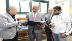 محمود الفولي يتفقد مدرسة المتفوقين للعلوم والتكنولوجيا بالمنوفية.. صور