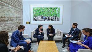 المشاط تبحث مع وزيرة الطاقة البلجيكية مبادرات مصر بقمة المناخ