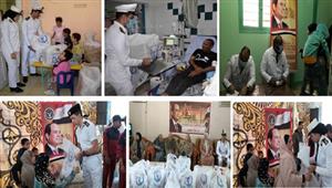 قوافل إنسانية للداخلية في البحر الأحمر وبنى سويف