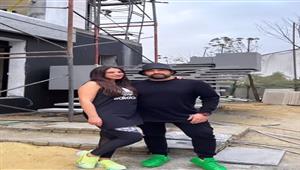 زوج درة يحتفل بعيد زواجهما والأخيرة :"ربنا يخليك ليا"- فيديو 