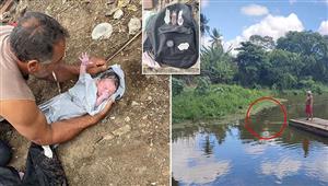   رضيعة تنجو بأعجوبة بعد إلقائها في النهر داخل حقيبة.. ما القصة؟