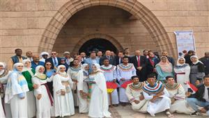 "آثار أسوان" تنظم احتفالًا بمرور 25 عامًا على افتتاح متحف النوبة - صور