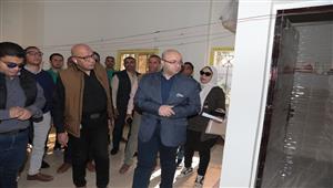 بالصور- محافظ بني سويف يتابع مشروعات "حياة كريمة" في مركز ناصر