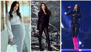   درة بقميص مخطط وهيفاء بجامبسوت لامع.. أحدث 3 إطلالات إحداها بـ200 ألف جنيه