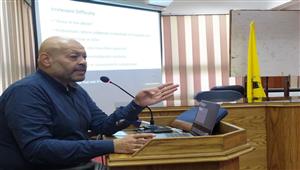 بالصور- مركز الاختبارات الإلكترونية بجامعة المنيا يعقد ورشة "كيفية إعداد بنوك الأسئلة"