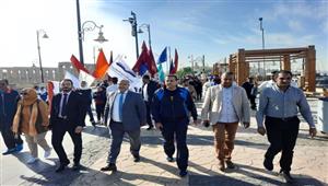 من أجل الأرض.. ماراثون رياضي لمدارس النيل الدولية بمشاركة محافظ الأقصر