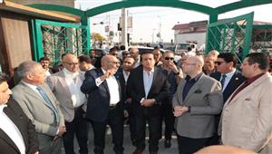 وزير الصحة ومحافظ بني سويف يتفقدان أعمال تطوير مستشفى الصدر والتأمين الصحي