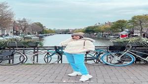 نسرين طافش تنشر صورا من رحلتها لـ أمستردام والجمهور يعلق