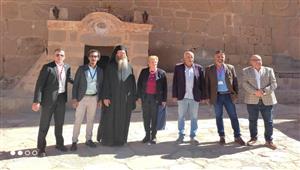 السيدة الأولي لجمهورية قبرص تزور سانت كاترين