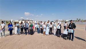 "من يدفع الثمن".. وقفة بقمة المناخ تطالب بسرعة إنقاذ الكوكب (صور)