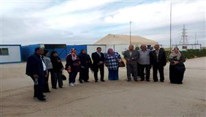 وفد الهيئة العامة لتعليم الكبار يزور مشروع الطاقة الشمسية في بنبان أسوان