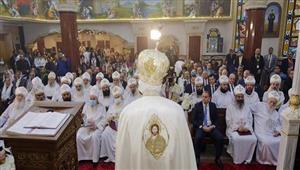 بالصور- البابا تواضروس يدشن كنيسة العذراء في الإسكندرية 