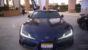 شاهد بالصور.. تويوتا سوبرا الوحيدة بمصر حاضرة في الجونة موتور شو 