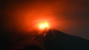 ثوران بركان فويغو في جواتيمالا