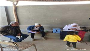 صور.. الحملة القومية للتطعيم ضد مرض شلل الأطفال في الوادي الجديد