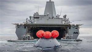 بالفيديو: الكبسولة أوريون تسقط في المحيط