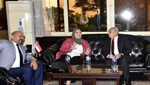 وزيرة التضامن ومحافظ الأقصر يشهدان افتتاح قرية الفارسية بعد إعادة تطويرها