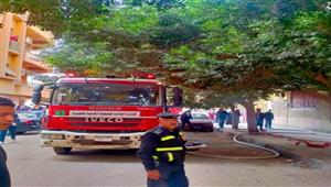 السيطرة على حريق شقة بالوراق دون إصابات 