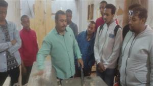 طلاب كلية تكنولوجيا الصناعة والطاقة يزورون مركز التكوين المهني بالأقصر