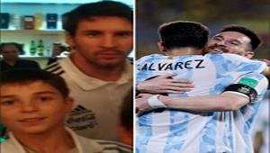 "صورة ألفاريز وميسي".. حكاية حلم تحقق في كأس العالم من أجل الأرجنتين